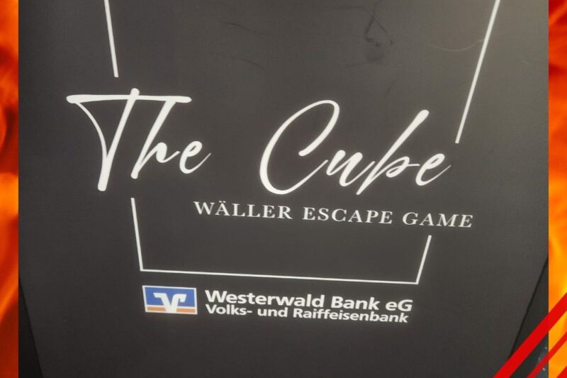 Jugendfeuerwehr x The Cube – Das Wäller Escape Game bei der Westerwald Bank eG